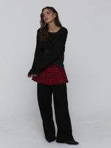 Cotton Cropped Top_Black