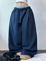 M-XL💙3サイズ💙ピンタックワイドロングパンツ🩶💙🖤🤎4カラー