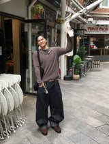 No.1427 ノンフェードバルーンデニムパンツ