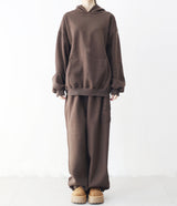Unisex ディクションエンブロイダードバルーンシープスキンスウェットパンツ