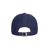 VA カーブデニムステッチ ディテール 5パネル ボールキャップ   / Indigo