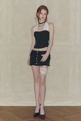 DUSK LAYERED SKIRT black