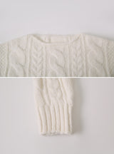 #MR Twist Loose Wool Knit (4color)