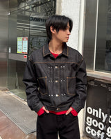 Stitch denim jacket