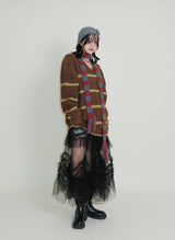 Hayley Cancanシースルーレースロングスカート