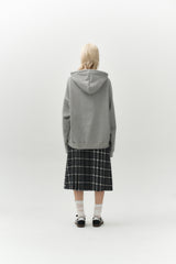 check skirt (grey)