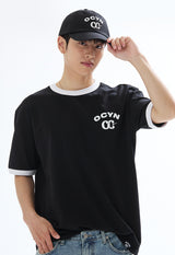 OCYN BASIC 6 PANNEL CAP_BLACK