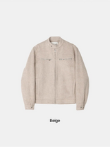 [F/W] ウルフファーバイカージャケット(3color)