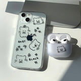 Jump - Baby Black Cat AirPods Case_matt
