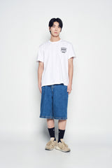 25SS ミックスタイプグラフィックスショートスリーブTシャツ ホワイト
