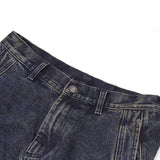 TopBasics Work Washed Barrel Leg Denim Pants