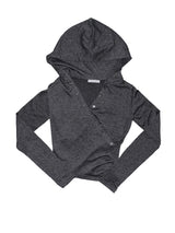 スナップクロスフーディートップ(3 color)