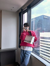 LMN Life Semi Oversized Fit Twisted Round Knitwear (5 colors)