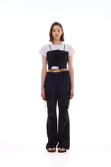 AI RIBBON BUSTIER / BLACK