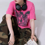 スキニーフレンドピグメントTシャツ ピンク