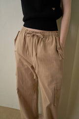 Slim button half knit_black