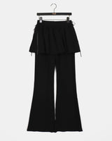 Qutin Ribbon Skirt Leggings Pants