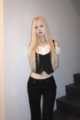 Cupid vest blouse