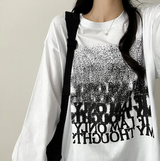 NT グラディエントノイズプリンティド長袖Tシャツ
