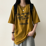 リブレタリングボクシーフィット半袖Tシャツ