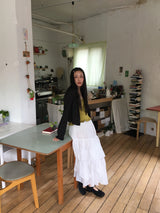 Charlotte Tiered Long Skirt (2color)