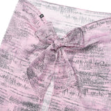 COLLECTION PRINTED WRAP SKIRT [PINK]