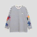 クロスパッチストライプ L/S