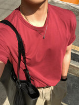 Soft short-sleeved T-shirt