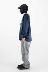 ダイスタンドベルベット長袖Tシャツ
