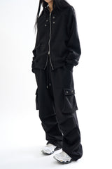 Closer thermal cargo string sweatpants