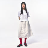 MANS クロップピケポロシャツ WHITE