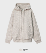 Crew Daily Two Way Hooded Knit Padding