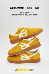 HBD/We Flower/S45 Joint Name Retro German Training Shoes - YELLOW