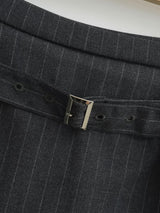 Belted Pinstripe Skort 233024993