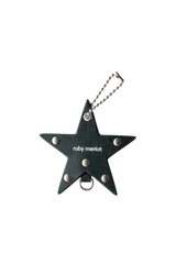 Star Leather Charm