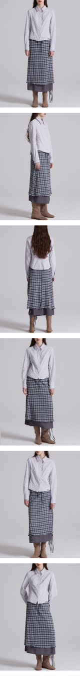 フラワーシャツ IN GREY