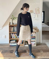STITCH LOGO ROUND KNIT