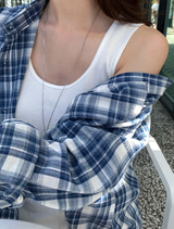 YIVE Summer Oversized Check Shirt / 8 colors