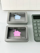 House Silver Mini Tin Case(Blue)