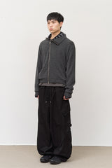 Moore Side Knitted Zip Up