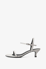 KITTEN STRAP SANDAL IN WHISPER WHITE