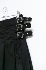 3 belt wrap cotton skirt(3colors)
