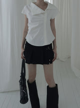 Asel Unbalance Sailor Blouse