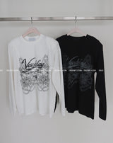 レース ビスチェプリントTシャツ