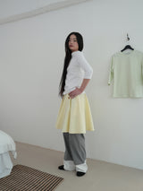 COMFY 3/4 SLEEVE T (WHITE)