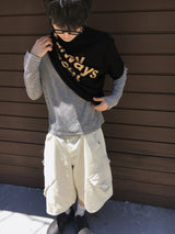 スウィート セミクロップ ショートスリーブ Tシャツ 6C