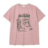 キャットフードピグメントTシャツ_ペールピンク