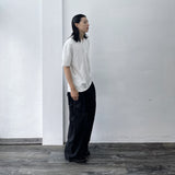 Collarless Henley Tee
