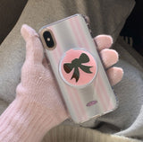 [MADE] Mirror Tok_Pink ribbon ball mirror tok_Basic Smart Talk