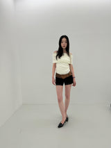 Anfora Lace Shorts Black